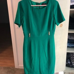 Green tahari dress